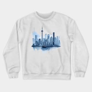 Toronto skyline drawing Crewneck Sweatshirt